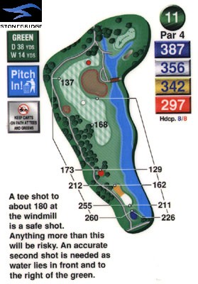 Stonebridge golf course hole 11