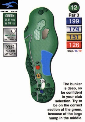 Stonebridge golf course hole 12