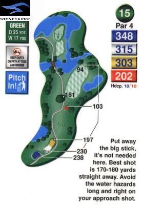 Stonebridge golf course hole 15