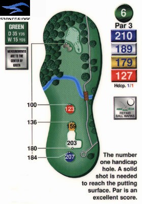 Stonebridge golf course hole 6