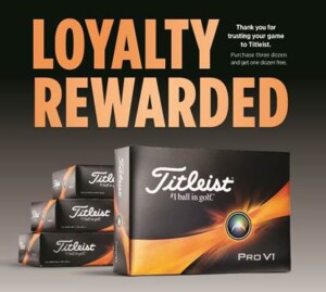 Titleist ProV1 dozen golf ball box