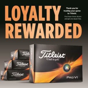 Titleist ProV1 dozen golf ball box