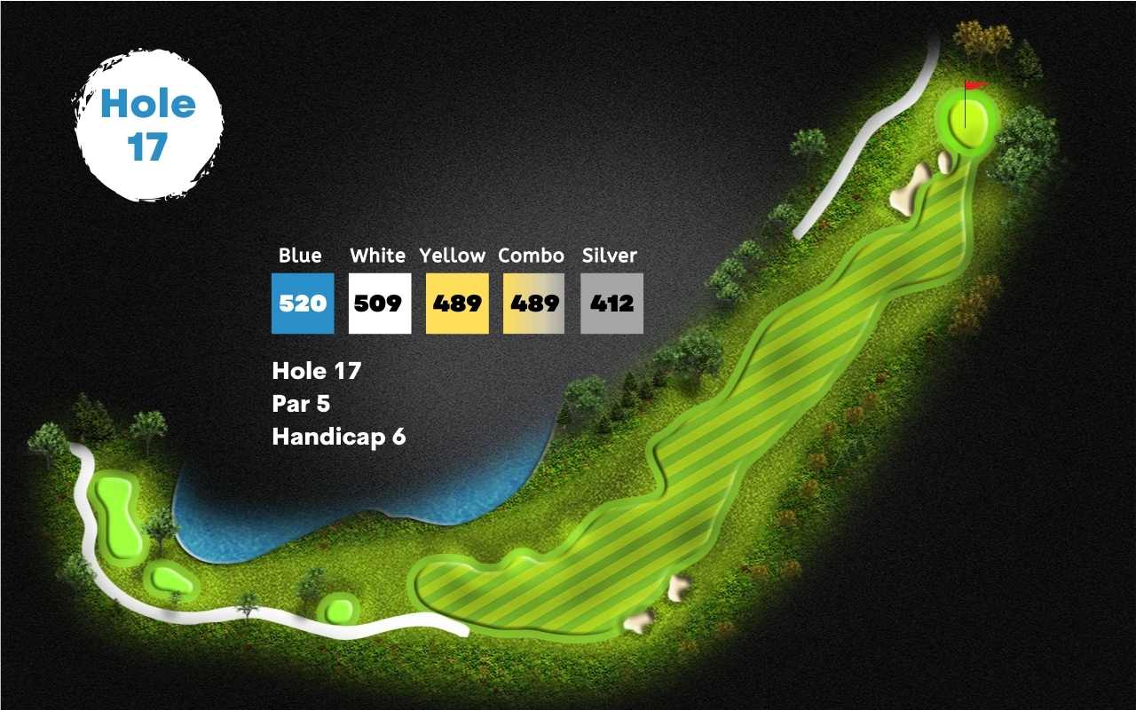 Stonebridge golf course in ann arbor hole 17 layout