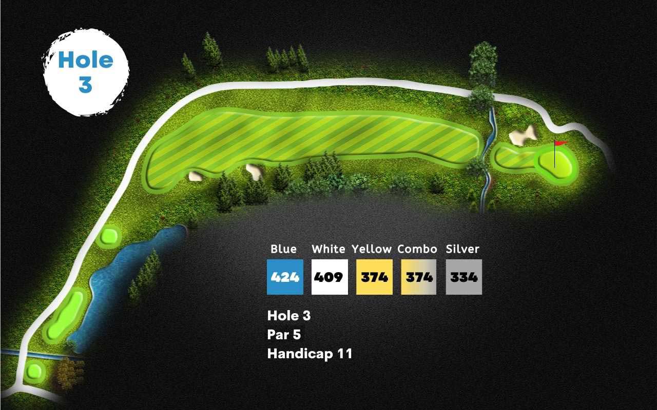 stonebridge golf club course layout hole 3